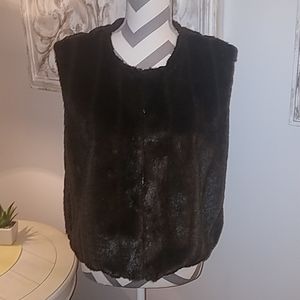 Faux Fur Mink Vest